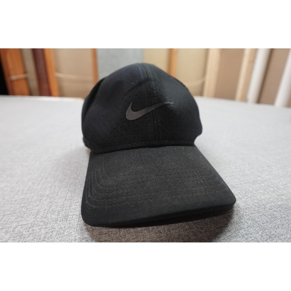 Nike Classic99 Hat Cap Fitted Mens One Size Black Dri-FIT Running Perforated